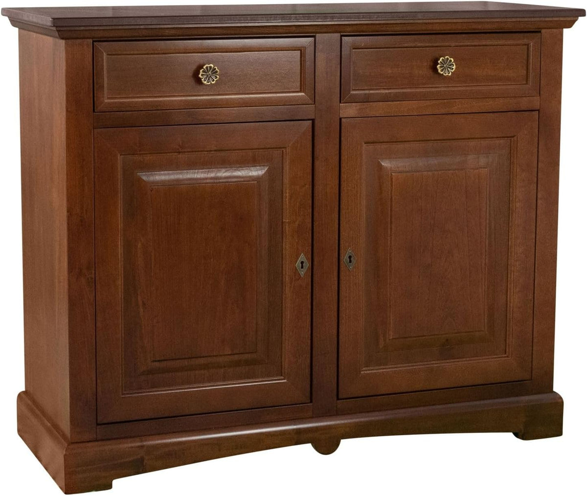 Credenza Vicentini arreda, 2 ante, legno, Noce, per soggiorno