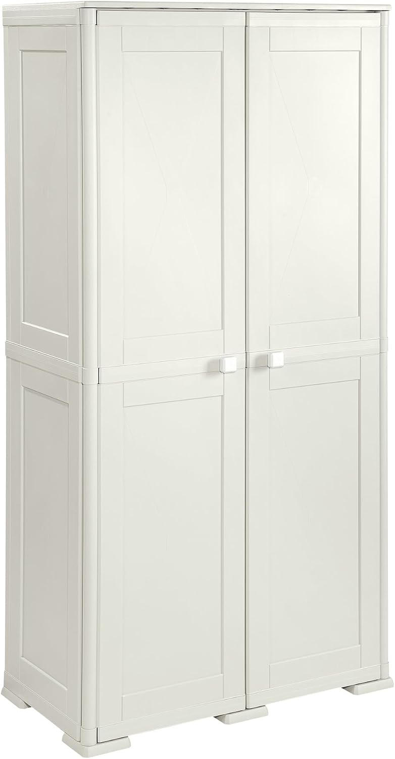Armadio Tontarelli 79X43XH164CM, plastica, polipropilene, regolabile