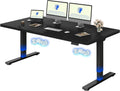 Scrivania FLEXISPOT, 200 × 80 cm, Nero, regolabile, per ufficio