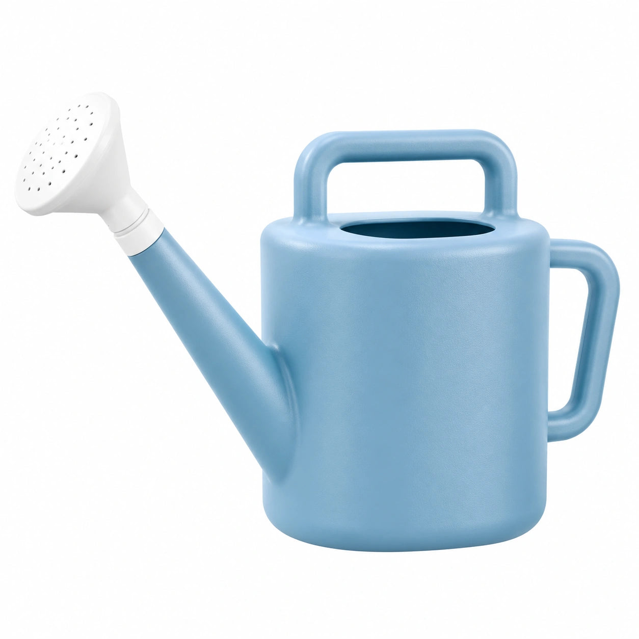 Annaffiatoio blu 5L con doccetta e doppio manico