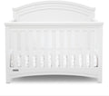 Lettino per bambini Delta Children, Bianco, trasformabile, Simmons Kids SlumberTime Emma 4-in-1 Convertible Baby Crib N More