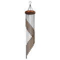 Campanello a Vento in Metallo e Legno Bronzo 90cm