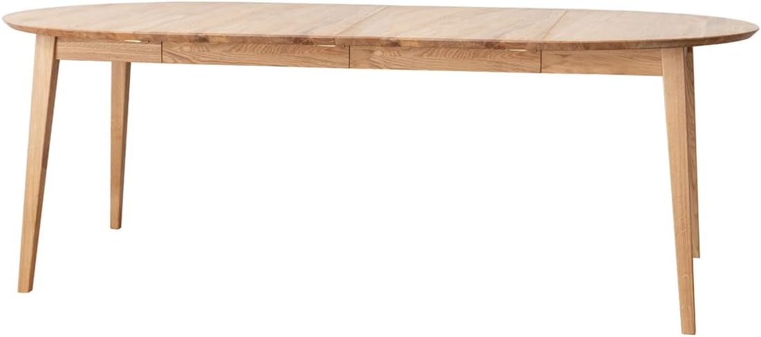 Tavolo da pranzo KaYu Meuble, 110 × 110 × 75 cm, Rovere, allungabile, per sala da pranzo e cucina