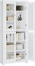 Libreria FOREHILL, legno, 190cm Libreria Vetrina Espositiva Alta