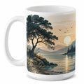 Tazza in Ceramica con Paesaggio al Tramonto 350ml