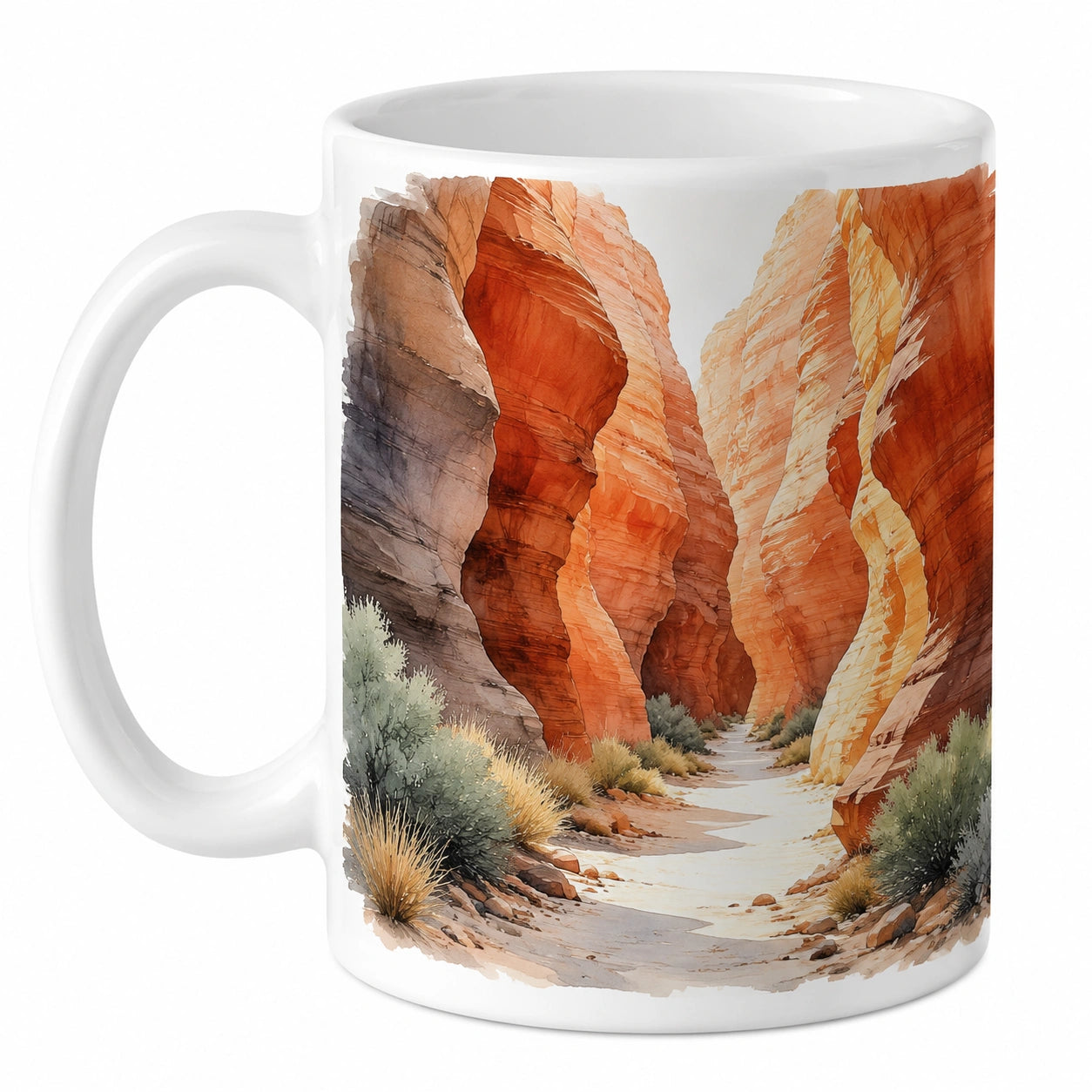 Tazza in Ceramica con Disegno Canyon, 350 ml
