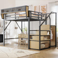 Letto Kebnor, 140 × 200cm, metallo, Nero, regolabile, per camera da letto