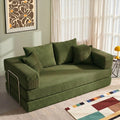 Divano letto YINIX, 3 posti, king size, 200 × 175 cm, metallo, velluto, con funzione letto, pieghevole, per soggiorno