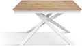 Tavolo allungabile PAZZO DESIGN, 160 × 90 × 76 cm, Rovere, per sala da pranzo e cucina