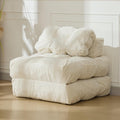 Divano letto RBFGYIOP, singolo, 200 × 86 × 20 cm, velluto, con funzione letto, pieghevole, sfoderabile, per soggiorno