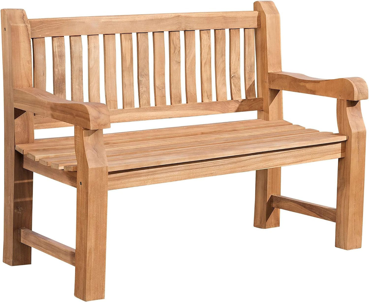 Panca CLP, legno, con braccioli, Dimensione:120 cm