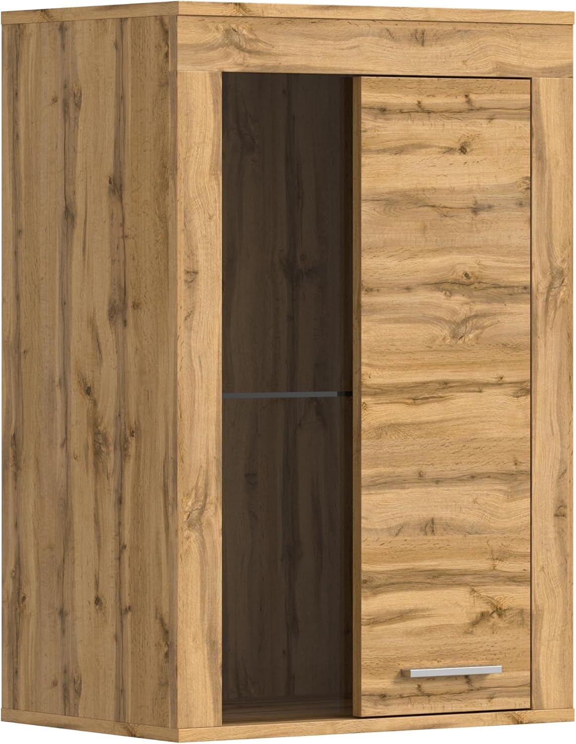 Vetrinetta xonox.home, 60 × 86 × 35 cm, legno, vetro, per soggiorno