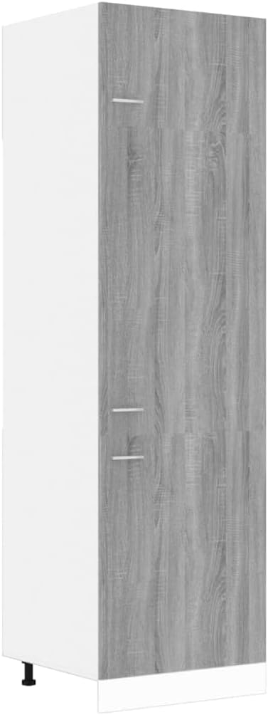 Armadio vidaXL, 60 × 57 × 207 cm, Grigio