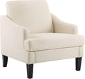 Sedia Bezseller, legno, Beige, con braccioli, imbottita, per soggiorno