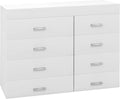 Mobile da bagno HOMCOM, 90 × 35 × 73cm, legno, Bianco, per bagno