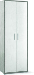 Armadio Sarmog, 71 × 41 × 199 cm, Bianco, regolabile