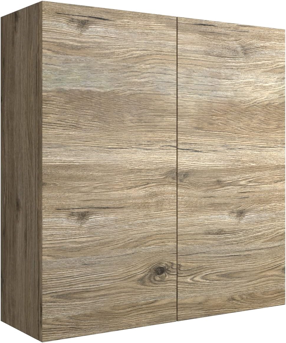 Mobile a muro Mama Store, 2 ante, legno, Naturale