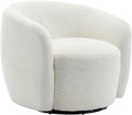 Poltrona Vente-unique VEREIDE, 80 × 76 × 67 cm, tessuto, Bianco, con braccioli, per soggiorno