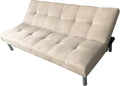 Divano letto ITALFROM, 3 posti, matrimoniale, 178 × 79 × 84cm, acciaio, Beige, con funzione letto, reclinabile, sfoderabile, per soggiorno