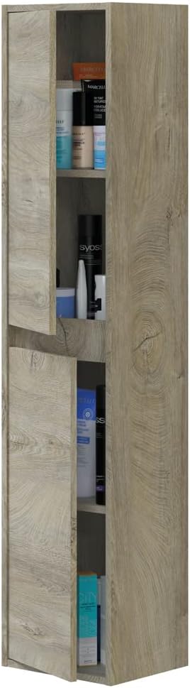 Mobile a colonna MarinelliGroup 305070C, 2 ante, 30 X 26 X 140 cm, Rovere, per bagno