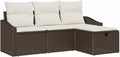 Set di mobili da giardino vidaXL, 178 × 117 × 85 cm, rattan, per giardino e terrazzo