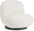 Poltrona KONTE.DESIGN, 81 × 95 × 71 cm, tessuto, Bianco, per soggiorno