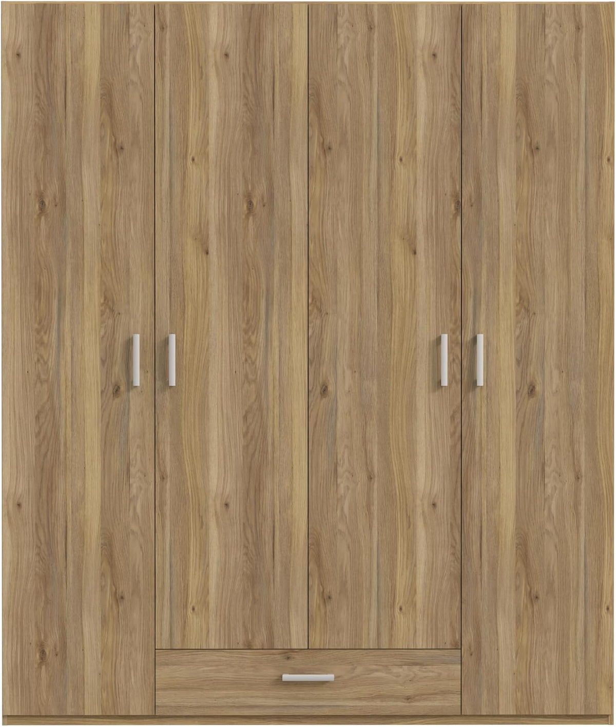 Armadio Forte, 4 ante, legno, larghezza 177,5 cm, altezza 210,5 cm, profondità 54,2 cm