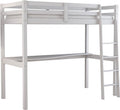 Letto Arredo Stock, singolo, 90 × 190 × 176 cm, legno, Bianco, con rete a doghe, per camera da letto