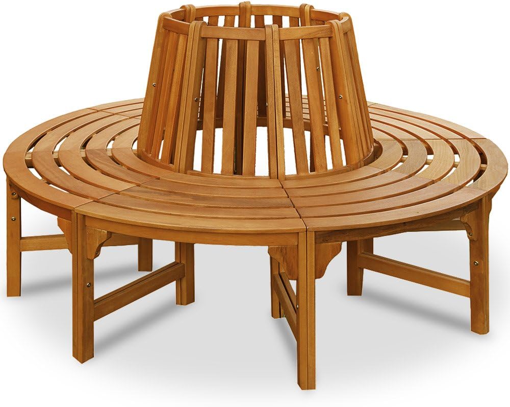 Panca CASARIA, legno, Marrone, per giardino e terrazzo
