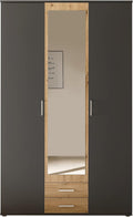 Armadio AVANTI TRENDSTORE, 2 ante, 2 cassetti, 120 × 196,3 × 53,5 cm, legno