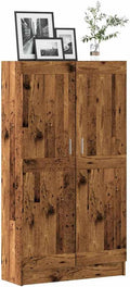 Libreria, 82,5 × 30,5 × 150 cm, legno, Nero, 40.4kg, 3345215