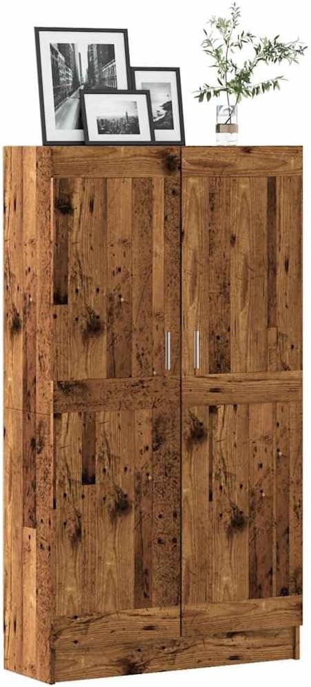 Libreria, 82,5 × 30,5 × 150 cm, legno, Nero, 40.4kg, 3345215