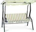 Dondolo da giardino Linea Garden Friend, acciaio, Beige, per giardino e terrazzo, Misure: 170x110x153h