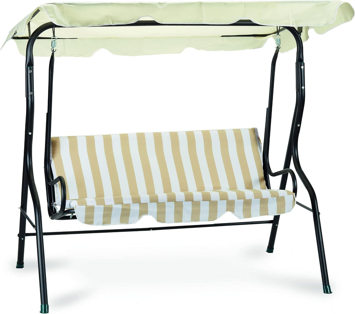 Dondolo da giardino Linea Garden Friend, acciaio, Beige, per giardino e terrazzo, Misure: 170x110x153h
