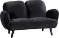 Divano Atlantic Home Collection, legno, velluto, per soggiorno, 2-Sitzer Sofa