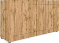 Credenza Itamoby, 3 ante, 150 × 40 × 83,5 cm, legno, resina, per soggiorno