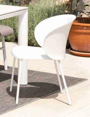 Sedia Connubia CB1999 P94, 2 sedie, metallo, polipropilene, Bianco