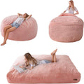Pouf MAXYOYO, 135 × 190 cm, Rosa, trasformabile