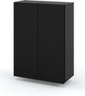 Armadietto MRBLS HOME, 60 × 80 × 30 cm, Nero, regolabile, per bagno