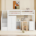 Letto KecDuey, singolo, 90 × 200 cm, legno, MDF, Bianco, con rete a doghe, per camera da letto