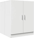 Mobile a terra, 71 × 71,5 × 91,5 cm, legno, Bianco