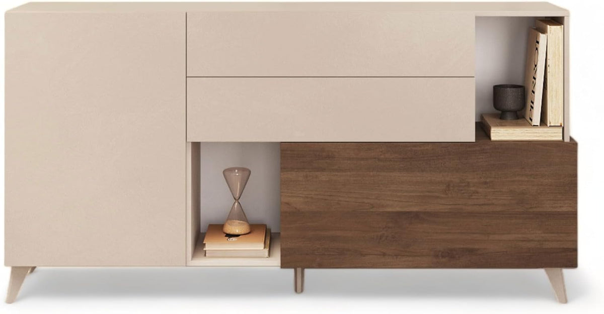 Credenza Web Convenienza, 180 × 94 × 42cm, legno massello, per soggiorno e sala da pranzo