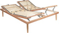 Rete letto motorizzata Comprarredo, matrimoniale, 60 × 25mm, 38 × 8 mm, misura 160 × 190, legno, Naturale, reclinabile, per camera da letto