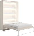 Letto Vente-unique RAPILI, 160 × 200 cm, apertura verticale, Beige, per camera da letto