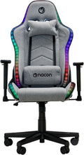 Sedia gaming NACON CH-675RGB, tessuto, reclinabile, regolabile, con poggiatesta, con braccioli, per ufficio
