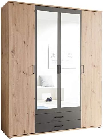 Armadio AVANTI TRENDSTORE, 2 ante, 2 cassetti, 159,3 × 196,3 × 53,5 cm