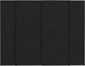 Armadio AVANTI TRENDSTORE, 270,3 × 210 × 61,2 cm, legno, Nero, con ante scorrevoli
