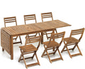 Tavolo My garden, 254 × 78 cm, legno, metallo, allungabile