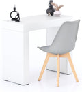 Tavolo da pranzo Mobili Fiver, Bianco, per sala da pranzo e cucina, per 1 persone