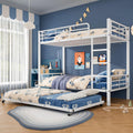 Letto a castello Huayz, 90 × 200 cm, 90 × 190 cm, Bianco, per camera da letto, adatto per bambini e ragazzi